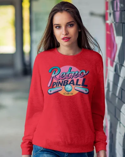 Sudadera sin capucha Retro Pinball
