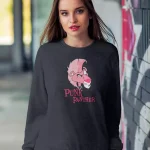 Sudadera sin capucha Punk Panther
