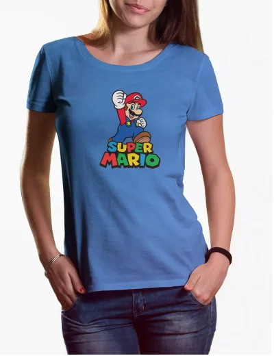 Camiseta chica Super Mario