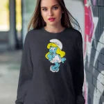Sudadera sin capucha Pitufina